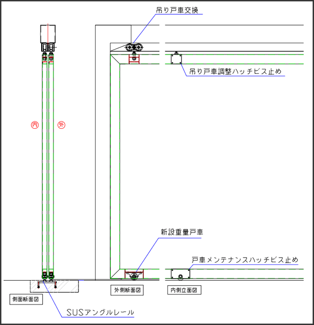 扉の補修プラン